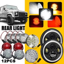 For Land Rover Defender Complete Lighting Set 12PCS LED Headlight & All Lights