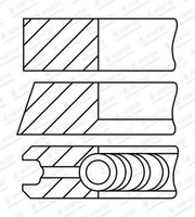Kolbenringsatz Goetze Diamond Coated® Lkz-Ring® Goetze Engine 08-447507-00 2014>