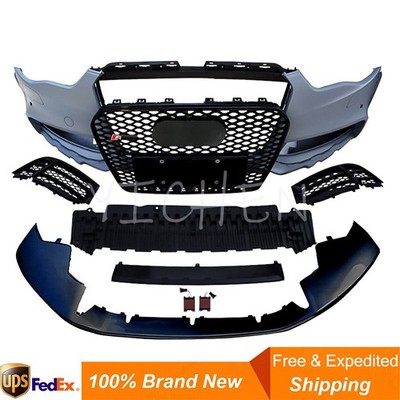 For Audi A5 S5 B8.5 2013 - 2016 Front Bumper Body Kit Include Grille RS5 Style