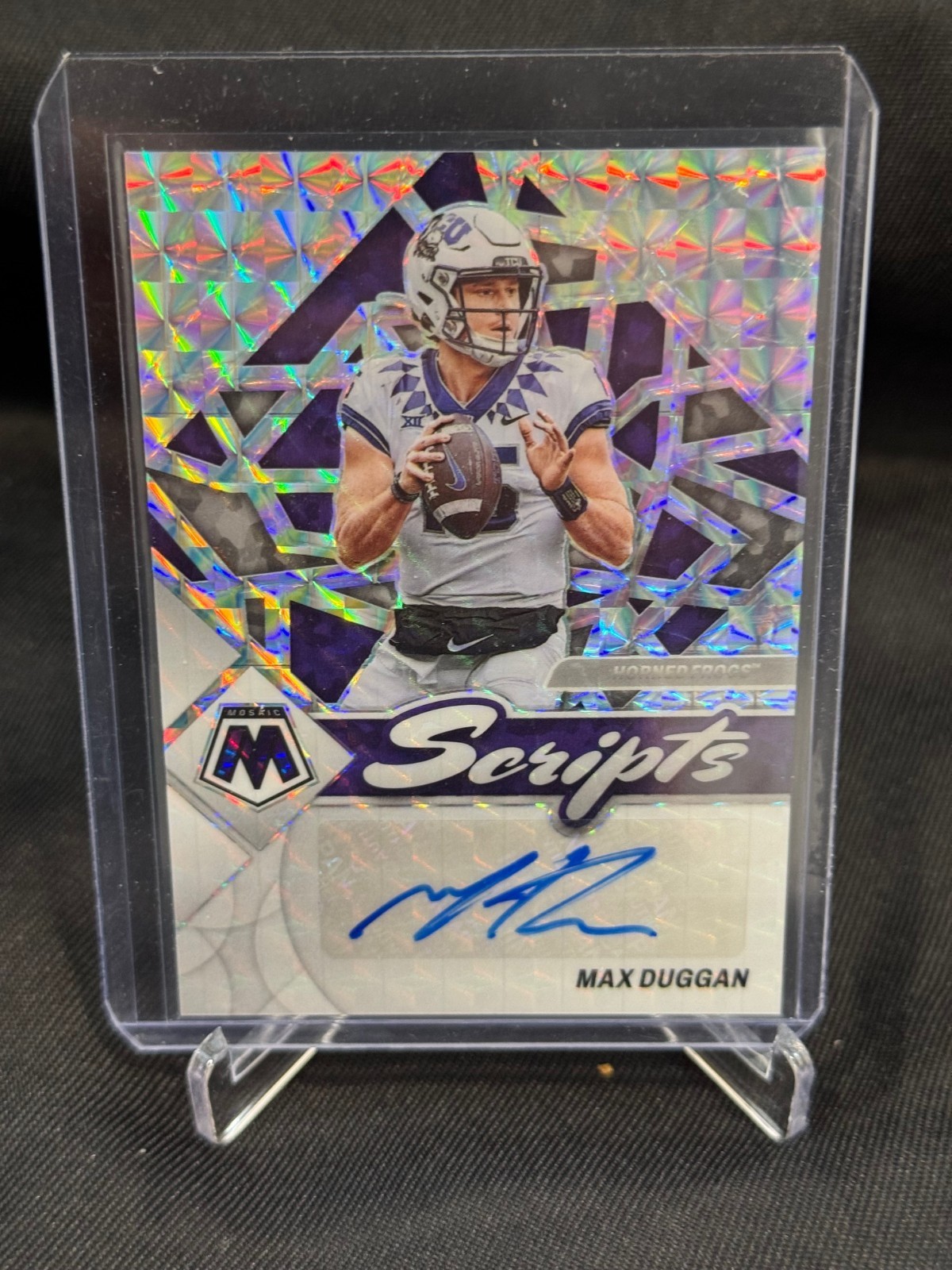 Max Duggan Panini Mosaic Draft Picks Scripts #SMMDU Base