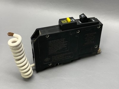 Square D QOB125GFI 25 Amp 1 Pole 10kA Bolt On Ground Fault Circuit Breaker