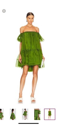 Azeeza Elyssa Dress In Palm Size Small NWT