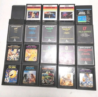 Atari 2600 Game Lot Untested 19 Games In Total 