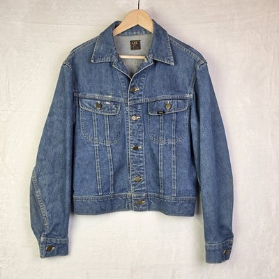 Vintage 60s Lee Blue Jean Rider Trucker Jacket Mens 40R Sanforized 101-J USA