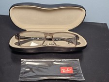 NEW RAY-BAN RB 7017 8059 CLEAR BLACK AUTHENTIC FRAMES EYEGLASSES 54-17