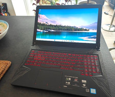 Asus Tuf Gaming FX504GM Laptop, corner hinge broken, i7 8th Gen, 16GB RAM,Win 11