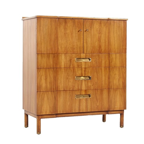Refinished Walnut Dresser By Red Lion Mid Century Modern | eBay Refinished Walnut Dresser By Red Lion Mid Century Modern | eBay