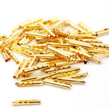 4 Pcs Gold Plated Bronze BFA 4mm Z-Type Banana Plug Speaker Cable Connector