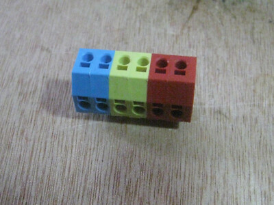 (Quan 100) Single Wago Terminal Block PCB Connectors These Can Be Expanded NEW