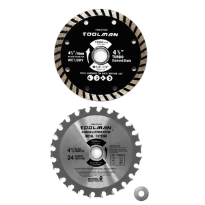 New-2-pcs-set-4-1-2-034-24T-Circular-Saw-Blade-Turbo-Finish-for-DeWalt-Bosch-Makita
