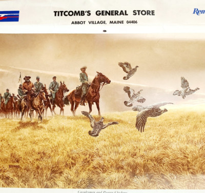 1976 Titcomb's General Store Calendar Abbot Maine Bicentennial Vintage DWWW1