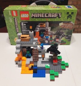 LEGO Minecraft: The Cave (21113) 99.9% Complete With Box