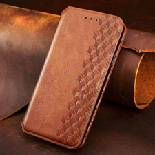Magnetic Leather Wallet Case Flip Stand Cover For Samsung Galaxy S25 Ultra/S24FE