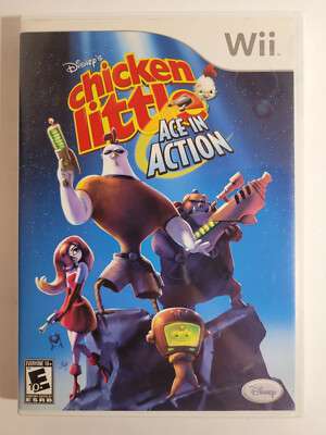 Disney's Chicken Little: Ace in Action (Nintendo Wii, 2006) CIB + Tested