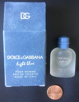 Dolce & Gabbana Light Blue Pour Homme Fragrance 4.5ML 0.15 fl oz Perfume Cologne