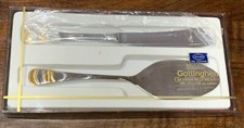 Gottinghen Set Dolce - paletta e coltello Acciaio 18/10 e Laminato Oro 24 K