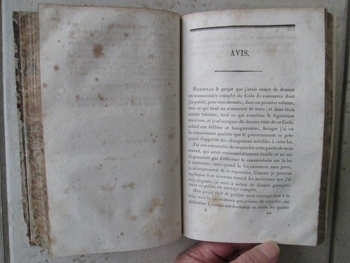 DAGEVILLE : CODE DE COMMERCE, 1828. 4 volumes. - Picture 23 of 24