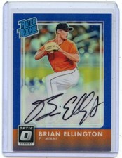 2016 DONRUSS OPTIC #170 BRIAN ELLINGTON AUTOGRAPH 