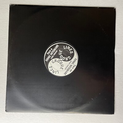 Groove Lines   Sonic Nitemare - UK 12'' Single - Groove Lines   GL1 - 1990 - VGC+