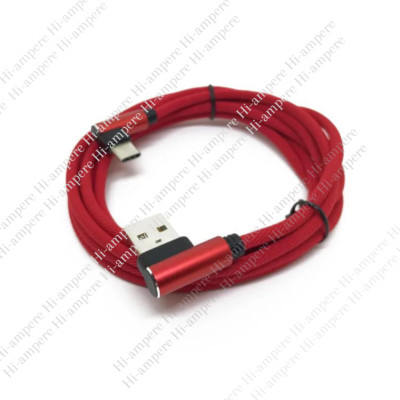 Type C Fast Charger Cable 90 Degree Right Angle USB C Cord For Samsung iPhone 15