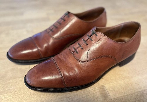 Shipton & Heneage FITZROY Brown Calf Leather English Cap-Toe US 12 E
