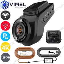 Dash camera Taxi Security Parking Front Rear Dashcam Hardwired 24/7 Record 128GB