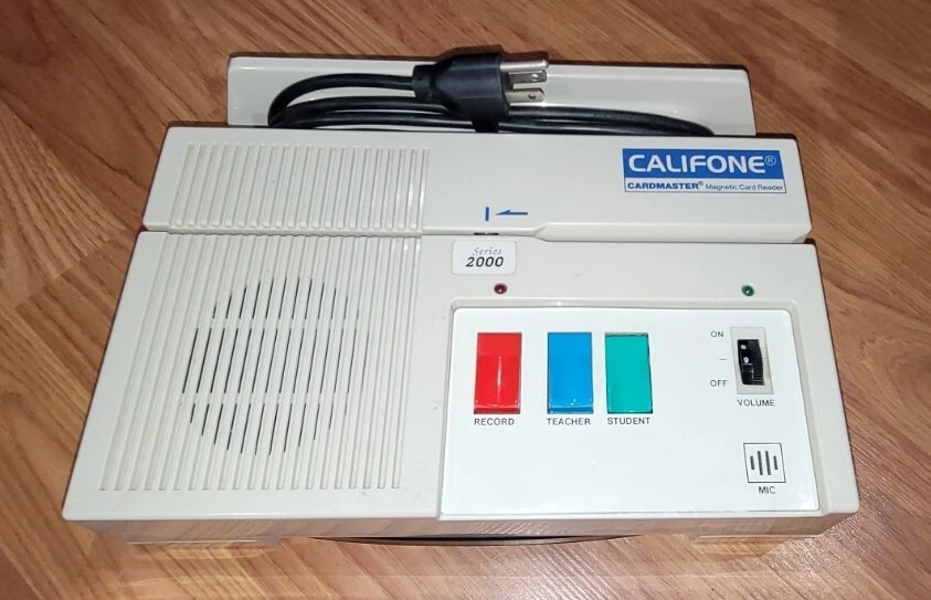 Califone Cardmaster SERIES 2000 Magnetic Card Reader Model 2010