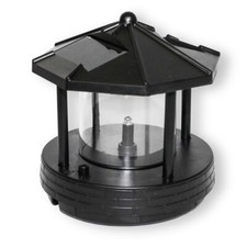 Leuchtturm Ersatzkopf blinkend für Deko Solar Leuchttürme Roter Sand 50 u. 80cm 