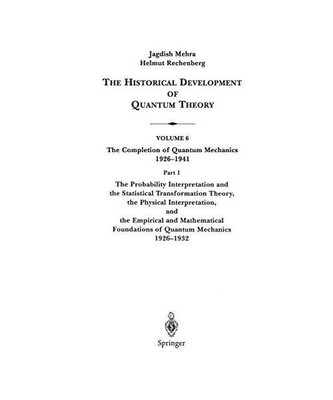 The Probability Interpretation and the Statistical Transformation Theory, the Ph