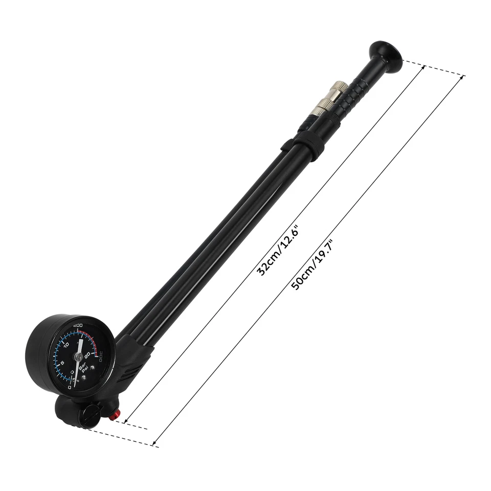 Suspension Air Shock Pump 300psi Touring Bike For Harley Touring Electra Glide - Image 2 of 4