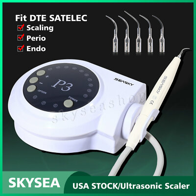 Dental Ultrasonic Scaler Supersonic Fit DTE Satelec with 5 Tips Handpiece kuu