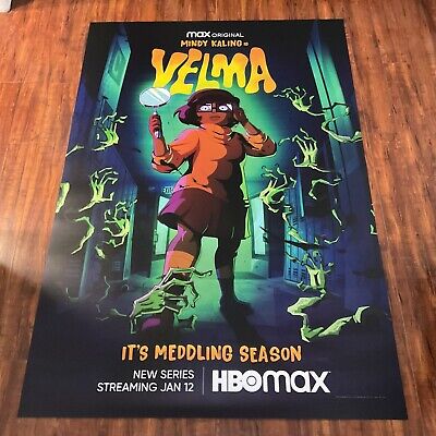 Mindy Kaling *VELMA 2023 HBOmax Original Serie Bus Stop Big Movie Poster  48x70in