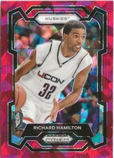 2024 Panini Prizm Richard Hamilton #98 Red Prizm SP Detroit Pistons