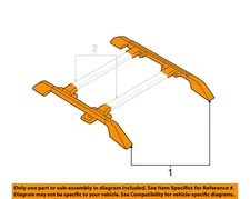 HONDA OEM 17-25 Ridgeline Roof Luggage Carrier-Roof Rack 08L02T6Z102
