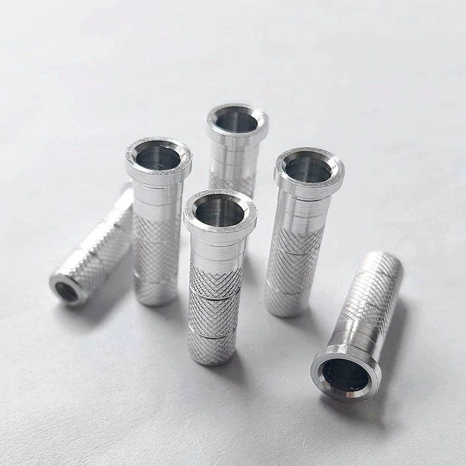 50 piezas insertos de aluminio puntos de campo de bala de 0,244/6,20 mm para eje de flecha de carbono EE. UU. Foto 4 de 4