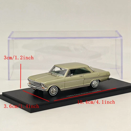 NEO 1/43 Chevrolet Nova SS 1963 Green Resin Models Car Colllection - Picture 7 of 7