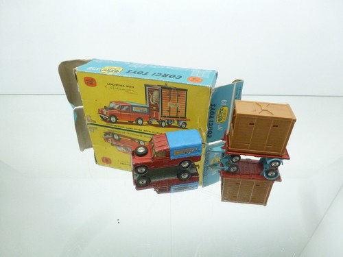 CORGI TOYS GS19 CHIPPERFIELDS LAND ROVER + CAGE TRAILER -1:43- POOR IN BOX - Bild 9 von 9