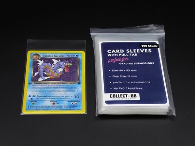 Pull Tab Sleeves - Sleeves Per Toploader Conf. 100 Pezzi