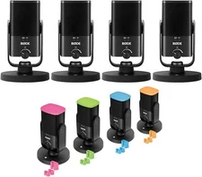Rode NT-USB Mini USB Microphone Four-Pack Bundle with Rode Colors (4-pack)