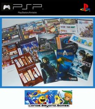 Sony PSP Instruction Manual Book Case Box Art Cover Insert Inlay Only