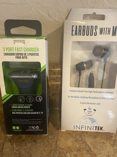 Electronic Bundle; UV Sterilizer, UV Sanitizer, Ear Buds, Car Chargers - Zdjęcie 6 z 11