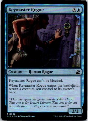 Magic the Gathering Foil Keymaster Rogue Ravnica Remastered MTG Free Shipping