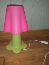 VINTAGE, RETRO IKEA MAMMUT PLASTIC TABLE LAMP *PINK*