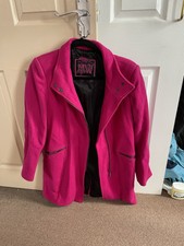 Matthew Williamson Lovely Pink Wool Coat 12