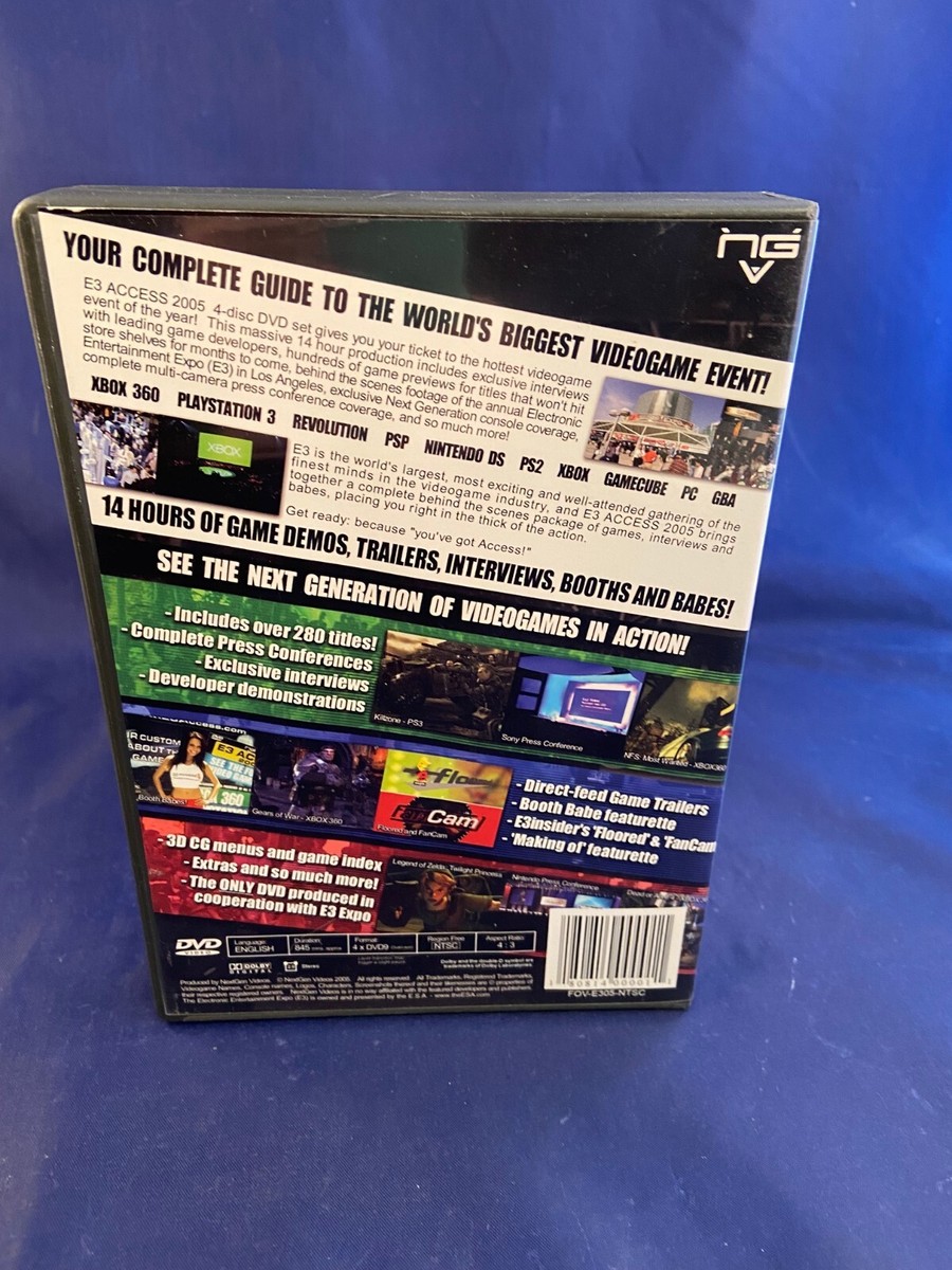 【あっ】2005 DVD E3 Access 2005 Rare DVD Xbox 360 Playstation 3 Nintendo
