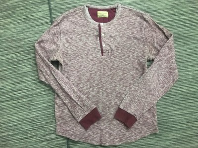 Lucky Brand Mens Medium Henley Shirt 