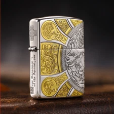 Zippo Armor Four Horsemen of the Apocalypse Lighter – 4 Engraved Sides