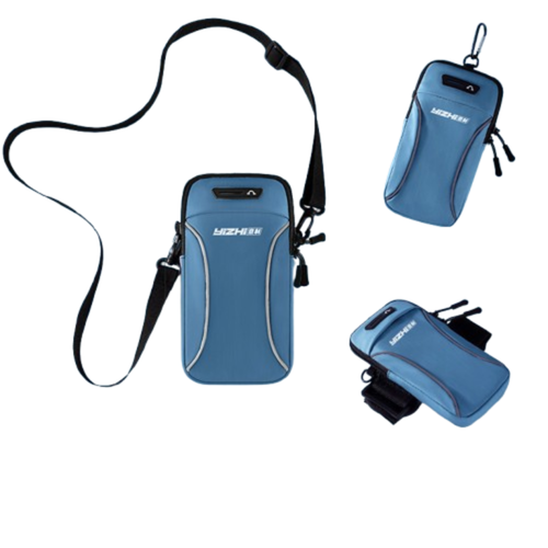 Adjustable Strap Running Phone Armband PU Cycling Phone Case Fitness - Zdjęcie 17 z 18