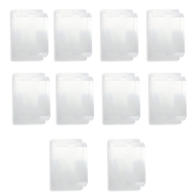 10PCS Dust Cover Game Card Protections Box for NES Plastic PET Protectors Skin