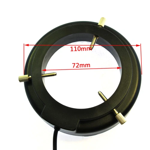 72mm LED Adjustable Ring Light illuminator Lamp F Trinocular Stereo Microscopes - Picture 6 of 7